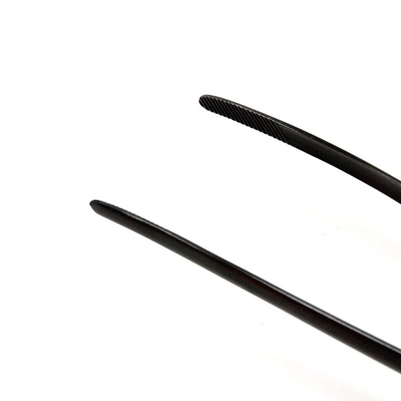 ãƒˆãƒ¼ãƒ€ã‚¤(Todai) Todai 9.4-Inch Stainless Steel Non-Slip Yakiniku BBQ Tongs (Black) - Image 4